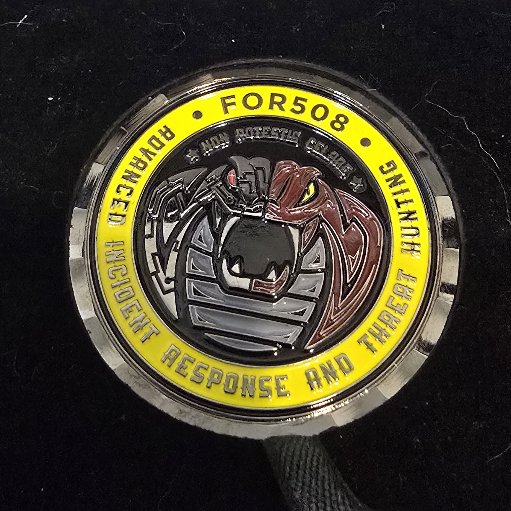 The FOR 508 Challenge Coin for the GCFA
